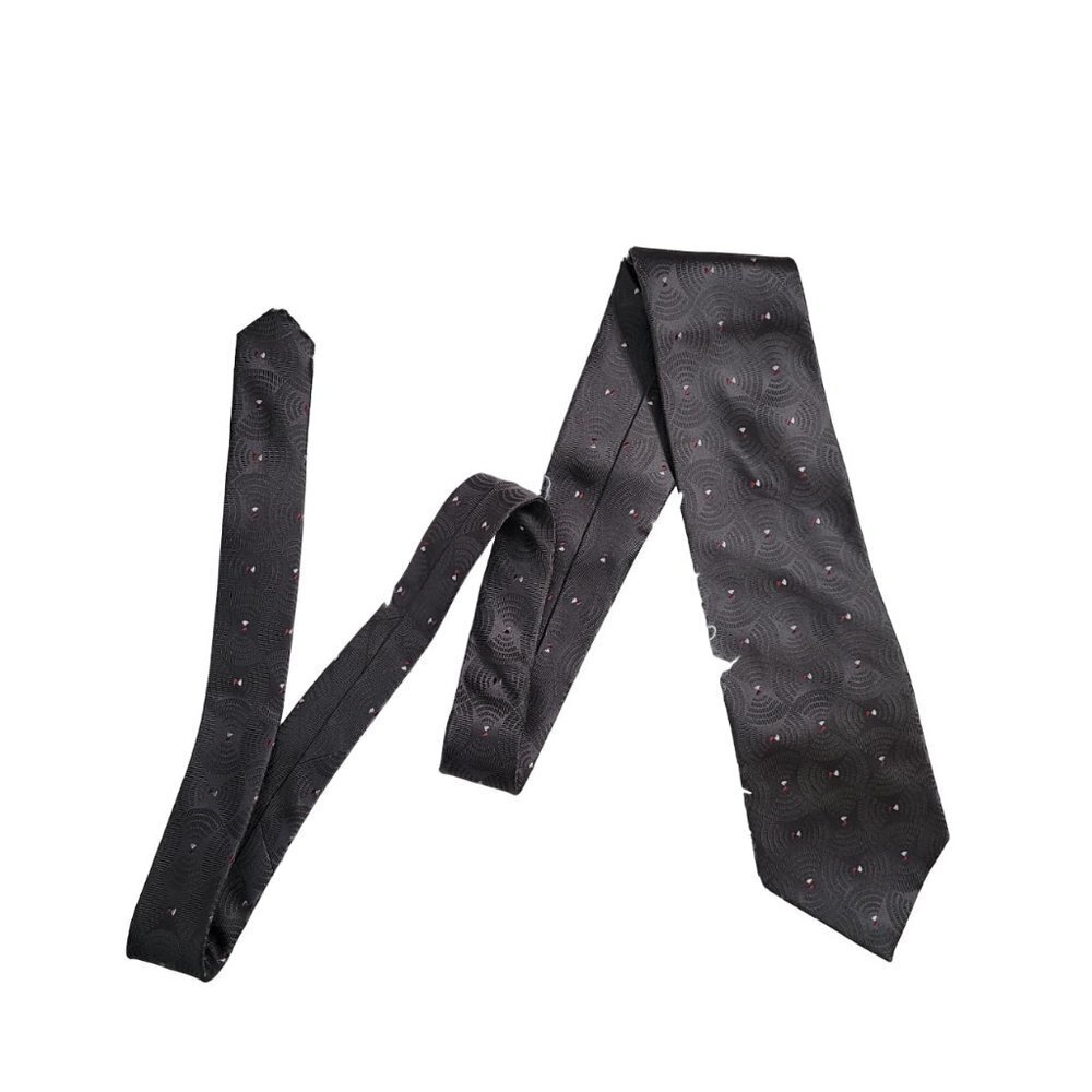 Calvin Klein Gray 100% Silk Tie